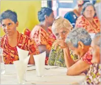  ?? Picture: JONACANI LALAKOBAU ?? Residents of the Golden Age Home Samabula.