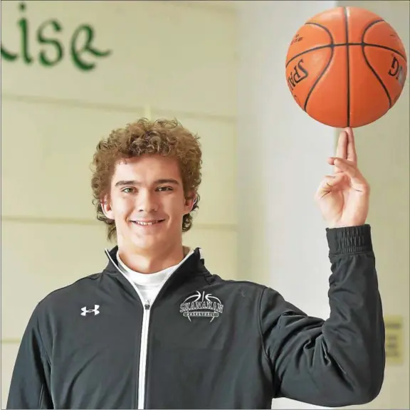  ?? PETE BANNAN — DIGITAL FIRST MEDIA ?? Bishop Shanahan senior Kevin Dodds is the Daily Local News All-Area Boys Basketball Player of the Year. He will head to Gannon University to play basketball in the fall.