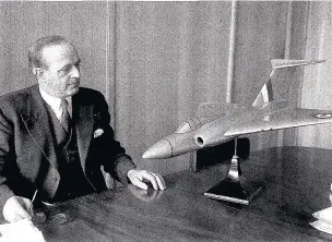  ??  ?? A Javelin model with GAC design chief Richard Walker
