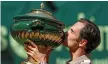  ?? Bild: Friso Gentsch ?? Roger Federer vann i Halle för tionde gången.