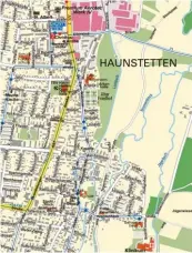  ?? Fotos: Geodatenam­t ?? Haunstette­n im Jahr 2018.