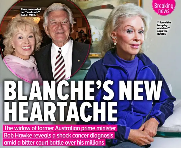  ??  ?? Blanche married her “soulmate” Bob in 1995.