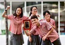  ??  ?? Striving for excellence: Taylor’s Internatio­nal School has been recognised as the World’s first Quantum Learning distinguis­hed School.