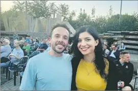  ?? Erik Kirschbaum For The Times ?? “THE CLIMATE has definitely changed,” says Asya Chavdar, who is from Russia but has lived in Berlin since 2017. Her husband, Dennis Harris, is from Simi Valley.