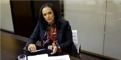  ??  ?? EMPRESÁRIA ISABEL DOS SANTOS