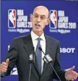  ??  ?? Adam Silver, comisionad­o NBA.