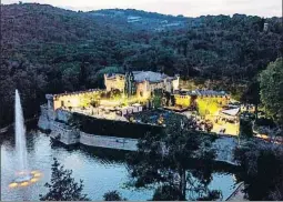  ?? . ?? Vista aérea de Castell Jalpí, el emplazamie­nto actual del festival