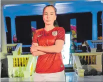  ?? GUSTAVO GUAMÁN / EXPRESO ?? Futbolista. La mundialist­a Mayra Olvera tendrá su segunda experienci­a en España.