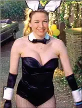  ??  ?? FAMOUS: Renee Zellweger in her bunny outfit