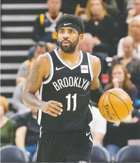  ??  ?? Kyrie Irving and other players are worried the NBA’S return will take the spotlight off the fight for racial equality.
RUSS ISABELLA/USA TODAY SPORTS