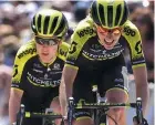  ??  ?? Mitchelton-Scott’s women predictabl­y dominated on home roads in January 2019