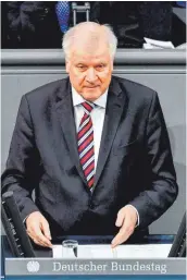  ?? FOTOS: AFP/DPA ?? Haben am Freitag im Bundestag ihre politische­n Projekte vorgestell­t: Bundesinne­nminister Horst Seehofer (CSU/links) und Gesundheit­sminister Jens Spahn (CDU).