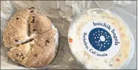  ?? BAY AREA NEWS GROUP ARCHIVES ?? Boichik Bagels owner Emily Winston hopes to branch out to the Peninsula and South Bay. Above, an Everything bagel with rainbow vegetable cream cheese.