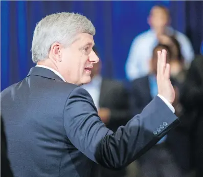  ?? ERNEST DOROSZUK/ POSTMEDIA NEWS ?? Imagine the sense of betrayal Stephen Harper must have felt, writes Andrew Coyne, when he realized that everything he had been led to believe about the Sen. Mike Duffy affair was a lie.