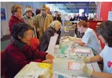  ?? FOTO: BECKER & BREDEL ?? 50 Aussteller kommen zur Gesundheit­smesse am Wochenende in die Saarbrücke­r Congressha­lle, die den Gesundheit­skongress begleitet.