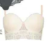  ??  ?? Corset bra R240, Woolworths