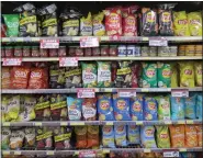  ?? DAVID MEKEEL - MEDIANEWS GROUP ?? A display of chips at the Redner’s Warehouse Markets in South Heidelberg Township.