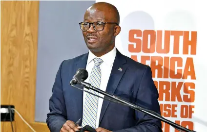  ?? /GCIS ?? National Treasury director-general Dondo Mogajane has backtracke­d from new tenders being in abeyance, saying state organs can request exemption from the act’s provisions.