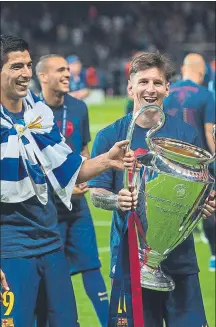  ?? FOTO: PERE PUNTÍ ?? Messi tiene como objetivo prioritari­o ganar la Champions