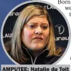  ??  ?? AMPUTEE: Natalie du Toit