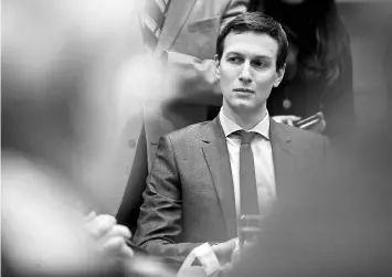  ??  ?? White House adviser Jared Kushner on Feb 7. — WP-Bloomberg photo