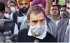  ?? ?? Rahul Gandhi speaks to media after the House was adjourned