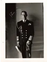  ??  ?? The Naval officer, HRH Prince Philip.