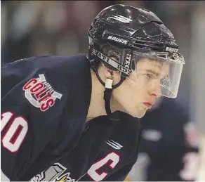  ?? PATRICK DOYLE/FILES ?? Like current Calgary Flames winger Matthew Tkachuk, Daniel Tkaczuk was projected to be a potential NHL star when he was drafted sixth overall by the Flames, back in 1997.