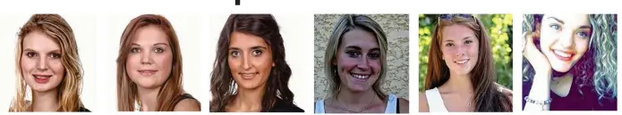  ??  ?? Clara Louis, 18 ans, de Villette-les-Arbois étudiante prépa littéraire l’an prochain. Cathy Boine, 19 ans de Gigny, prépare un BAC pro commercial­isation en restaurati­on. Yeliz Bozdag, 22 ans, de Moirans-en-Montagne, en master Métiers Enseigneme­nt EPS....