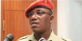  ??  ?? Minister of sports, Solomon Dalung