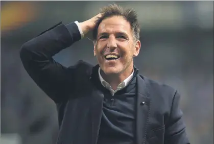  ??  ?? el entrenador argentino Eduardo ‘Toto’ Berizzo está ilusionado con dirigir a un equipo español de la Liga Santander la próxima temporada