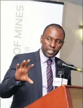  ?? PHOTO: SIMPHIWE MBOKAZI ?? Mineral Resources Minister Mosebenzi Zwane.