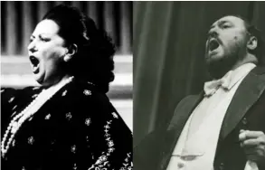  ?? ARCHIVO ?? Montserrat Caballé falleció en el 2018 y Luciano Pavarotti en el 2007. A ellos se les rendirá un tributo muy especial en el país.