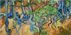  ??  ?? Tree Roots by Vincent van Gogh, oil on canvas, July 1890. Photograph: Maurice Tromp/ Van Gogh Museum