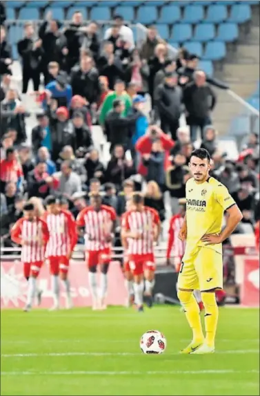  ??  ?? OTRA VEZ. El Villarreal se dejó empatar un partido que tenía controlado en los últimos minutos.