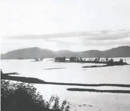  ?? THE REACH GALLERY ?? Sumas Lake, as it appeared in the early 1900s.