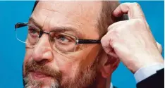  ?? Foto: Andersen, afp ?? SPD Chef Schulz will den „Soli“zunächst teilweise abschaffen.