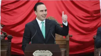  ?? ?? Jiménez Salinas reiteró su compromiso por consolidar el gobierno más ciudadano en el estado.