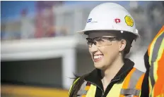  ?? PHOTO: K+S POTASH CANADA ?? Paige is a process engineer at K+S Potash Canada’s Legacy Project mine site near Bethune.