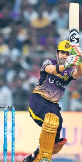  ?? BCCI ?? Gautam Gambhir scored his fourth halfcentur­y in his ninth IPL match this season.