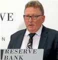  ??  ?? Reserve Bank governor Adrian Orr.