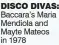  ??  ?? DISCO DIVAS: Baccara’s Maria Mendiola and Mayte Mateos in 1978