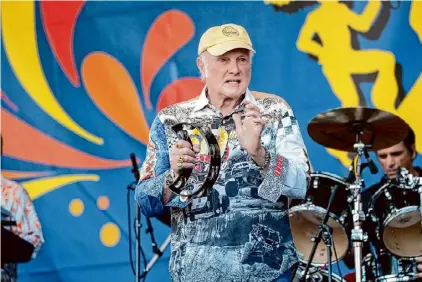  ?? Amy Harris/associated Press ?? Mike Love, co-founder of The Beach Boys, brings his version of the classic surf rock pioneers to the Saratoga Performing Arts Center at 7:30 p.m. Saturday.