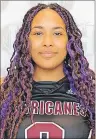  ?? HOLLAND COLLEGE PHOTO ?? Jayla Verney was one of the top scorers for the Holland Hurricanes in Atlantic Collegiate Athletic Associatio­n (ACAA) women’s basketball action over the weekend.