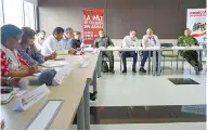  ?? CORTESíA ?? La reunión del comité se realizó en la Gobernació­n.