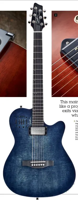  ??  ?? 3 3. This nicely voiced dog-ear P-90-style single coil on the 5th Ave Uptown has a measured DCR of 7.94kohms and is paired with a Seymour Duncan ’59 at the bridge, which has a DCR of 8.11k