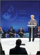  ??  ?? Le forum de Paris sur la paix (ici en 2019) héberge l’événement en ligne.