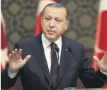  ??  ?? President Erdoğan criticized EU countries’ tolerance of PKK members.