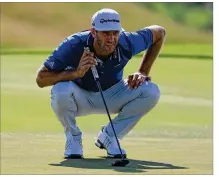  ?? RICHARD HEATHCOTE / GETTY IMAGES. ?? Dustin Johnson’s last competitiv­e round of golf came at the U.S. Open last month, where he missed the cut. He injured his back in a fall at the Masters in April.