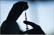  ?? ASSOCIATED PRESS FILE PHOTO ?? A medical staff member prepares the Pfizer COVID-19 vaccine at Tudor Ranch in Mecca, Calif.